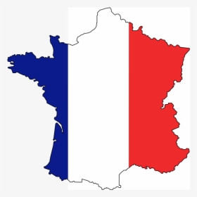 Flag France Map - Related To French Language, HD Png Download, Transparent PNG