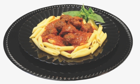 Picture Of Penne Pasta & Meatballs - Platos Italianos Png, Transparent Png, Transparent PNG