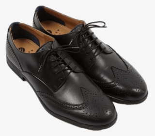 Classic Pair Of Black Brogue Shoes - Brogue Shoes Transparent, HD Png Download, Transparent PNG