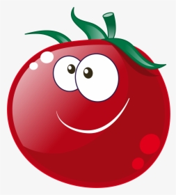 Tomato Cartoon On Transparent Background, HD Png Download, Transparent PNG