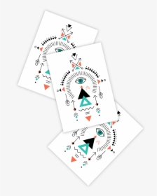 High Quality Temporary Tattoos Mystic Sygn - Triangle, HD Png Download, Transparent PNG