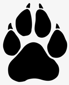 Best Free Panther Cdr - Panther Paw Print Svg, HD Png Download, Transparent PNG