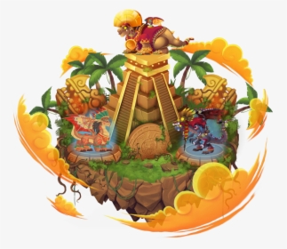 Aztec Island - Dragon City Aztec Island, HD Png Download, Transparent PNG