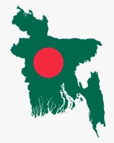Bangladesh Map Flag Clip Arts - Solar Radiation In Bangladesh, HD Png Download, Transparent PNG