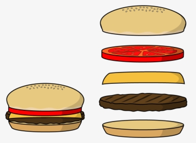 Tomato Clipart Long - Burger Patty Clipart, HD Png Download, Transparent PNG