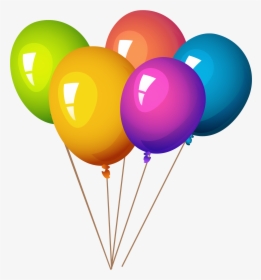 Balloons And Party Poppers, HD Png Download, Transparent PNG