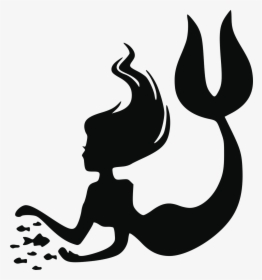 Transparent Background Mermaid Silhouette Png, Png Download, Transparent PNG