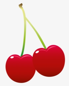 Heart,plant,love - Clip Art Cherries, HD Png Download, Transparent PNG