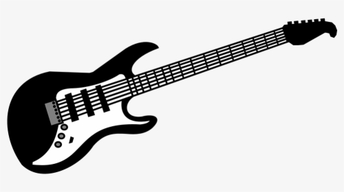 Guitar, Electric, Music, Rock, Instrument, Sound - Rock And Roll Clipart, HD Png Download, Transparent PNG