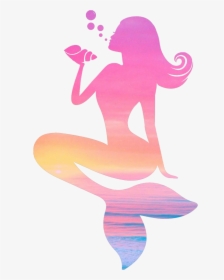 The Little Mermaid Clip Art Ariel Vector Graphics - Transparent Mermaid Tail Silhouette, HD Png Download, Transparent PNG