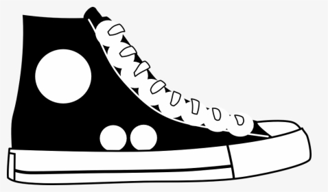 Black, Shoe, Converse, Right, Sideview - Pete The Cat Red Shoes, HD Png Download, Transparent PNG