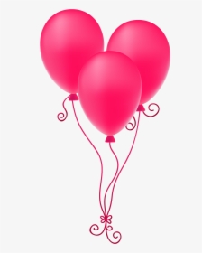 Pink Balloons Png Image - Transparent Background Pink Balloons Png, Png Download, Transparent PNG