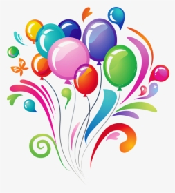 Balloons Transparent Png - Birthday Png, Png Download, Transparent PNG
