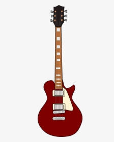 Acoustic Guitar Clip Art Clipart Clipartix - Les Paul Guitar Vector, HD Png Download, Transparent PNG