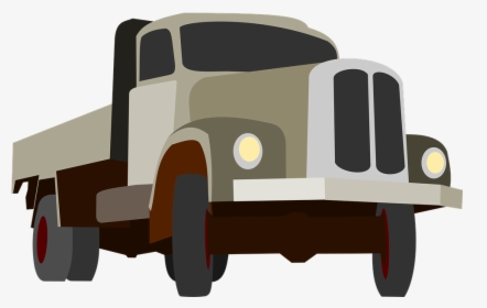 Truck, Traffic, Cargo, Goods, Grey, Auto, Machine, - Truck Png, Transparent Png, Transparent PNG