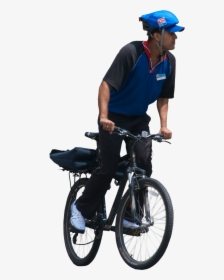 Man Riding Bike Png - Bicycle Png, Transparent Png, Transparent PNG
