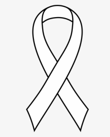Ribbon Clipart Awareness - Lung Cancer Ribbon Svg, HD Png Download, Transparent PNG
