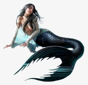 Mermaids With Black Tails, HD Png Download, Transparent PNG