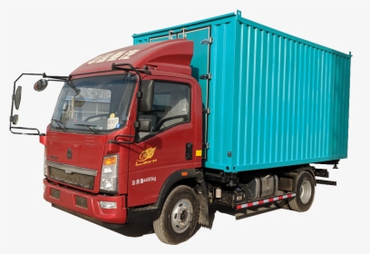 2m Length Dry Cargo Body - Trailer Truck, HD Png Download, Transparent PNG