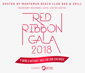 Red Ribbon Gala 2018, Puerto Vallarta Estudiomrgreen - Graphic Design, HD Png Download, Transparent PNG
