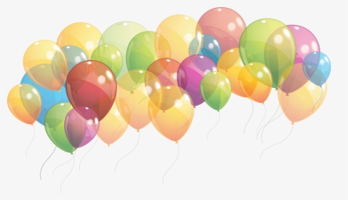 Birthday Party Balloons Png Clipart - Transparent Background Birthday Gif Png, Png Download, Transparent PNG