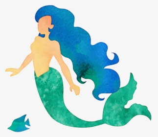 Mermaid Clip Art Illustration Vitruvian Man Blog - Illustration, HD Png Download, Transparent PNG