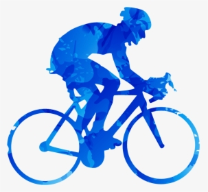 Road Cycling Bicycle Racing Mountain Bike - Bici Ruta Siluetas, HD Png Download, Transparent PNG