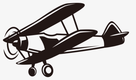 Airplane Aviation Propeller - Retro Airplane Png, Transparent Png, Transparent PNG