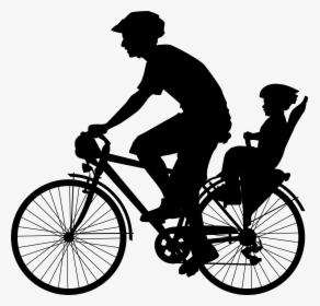 Transparent Person Riding Bike Png, Png Download, Transparent PNG