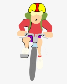 Transparent Riding Bicycle Clipart - Mountain Bike Cartoon Image Transparent, HD Png Download, Transparent PNG