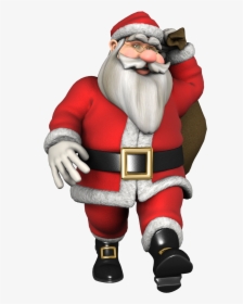 Father Christmas Png Free Download - Santa Claus 3d Png, Transparent Png, Transparent PNG