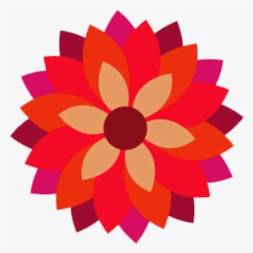 Colorful Flower Png Image - Illustration, Transparent Png, Transparent PNG