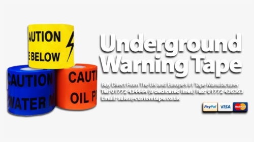 Underground Warning Tape From The Uk S - Paypal, HD Png Download, Transparent PNG