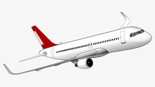 Airplane Clipart Old Fashioned - Airbus Plane Clipart, HD Png Download, Transparent PNG