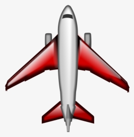 Aircraft Vector Vintage Airplane - Cartoon Airplane Top View, HD Png Download, Transparent PNG