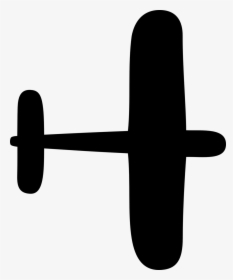 Plane Silhouette Simple, HD Png Download, Transparent PNG