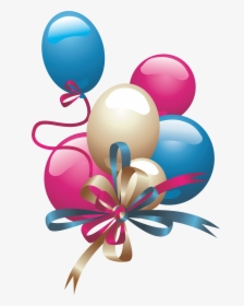 Balloons Png Clipart - Happy Birthday Vector Png, Transparent Png, Transparent PNG