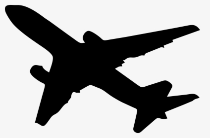 Plane Silhouette At Getdrawings - Airplane Vector, HD Png Download, Transparent PNG