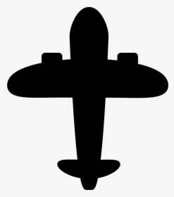 Vintage Airplane - Black Cross, HD Png Download, Transparent PNG