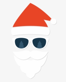 Claus Elderly Creative Vector Design Avatar Santa Clipart - Santa Sunglasses Vector Image Png, Transparent Png, Transparent PNG