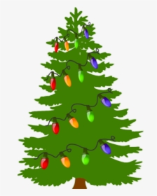 Christmas Lights Clipart - Christmas Tree Lights Clipart, HD Png Download, Transparent PNG