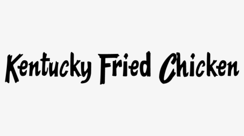 Kentucky Fried Chicken - Kentucky Fried Chicken Logo Text, HD Png Download, Transparent PNG