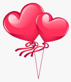 Heart Balloons Png Image - Transparent Background Heart Balloons Png, Png Download, Transparent PNG