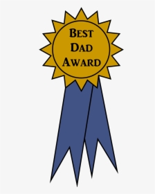 Best Dad Award Clipart, HD Png Download, Transparent PNG