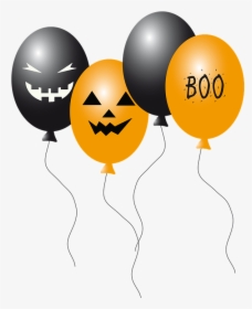 Balloon, Ballons, Halloween, Black, Gold, Creepy, Faces, HD Png Download, Transparent PNG