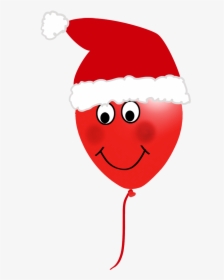 Christmas Balloon Face - Cartoon, HD Png Download, Transparent PNG