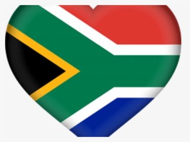 Transparent South Africa Png - South African Flag Heart, Png Download, Transparent PNG