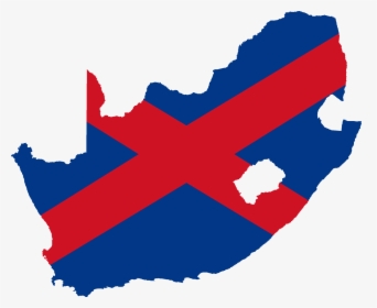 Flag Map Of South Africa - South Africa Country Flag Map, HD Png Download, Transparent PNG