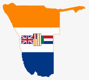 Flag Map Of South West Africa - Old South African Flag Vector, HD Png Download, Transparent PNG
