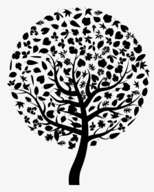 Abstract Tree Silhouette Mark Ii - Tree Clip Art Silhouette, HD Png Download, Transparent PNG
